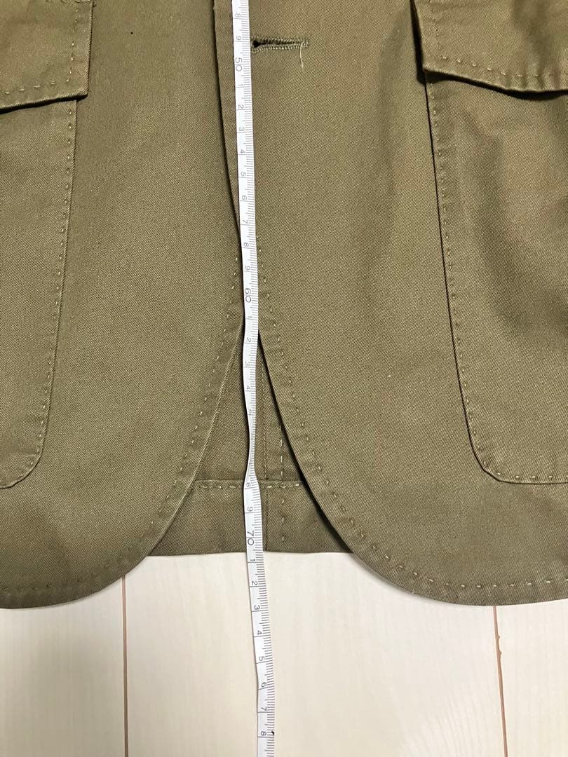 大特価！！DSQメンズダークカーキサファリジャケット48新品未使用