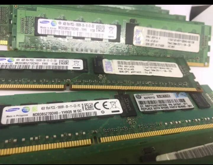 SAMSUNG PC3L-10600R サーバ用メモリ 4G×16枚 計64GB