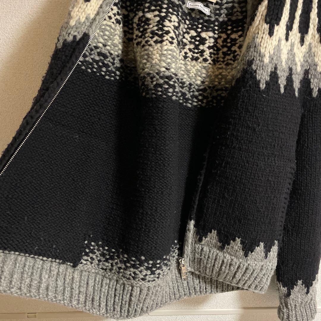 [美品]HERMAN Ron herman ロンハーマン カウチンニット 黒