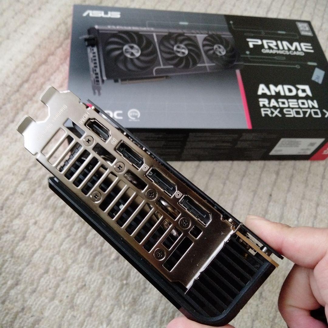 【極美品】ASUS Prime Radeon RX9070XT 16GB OC