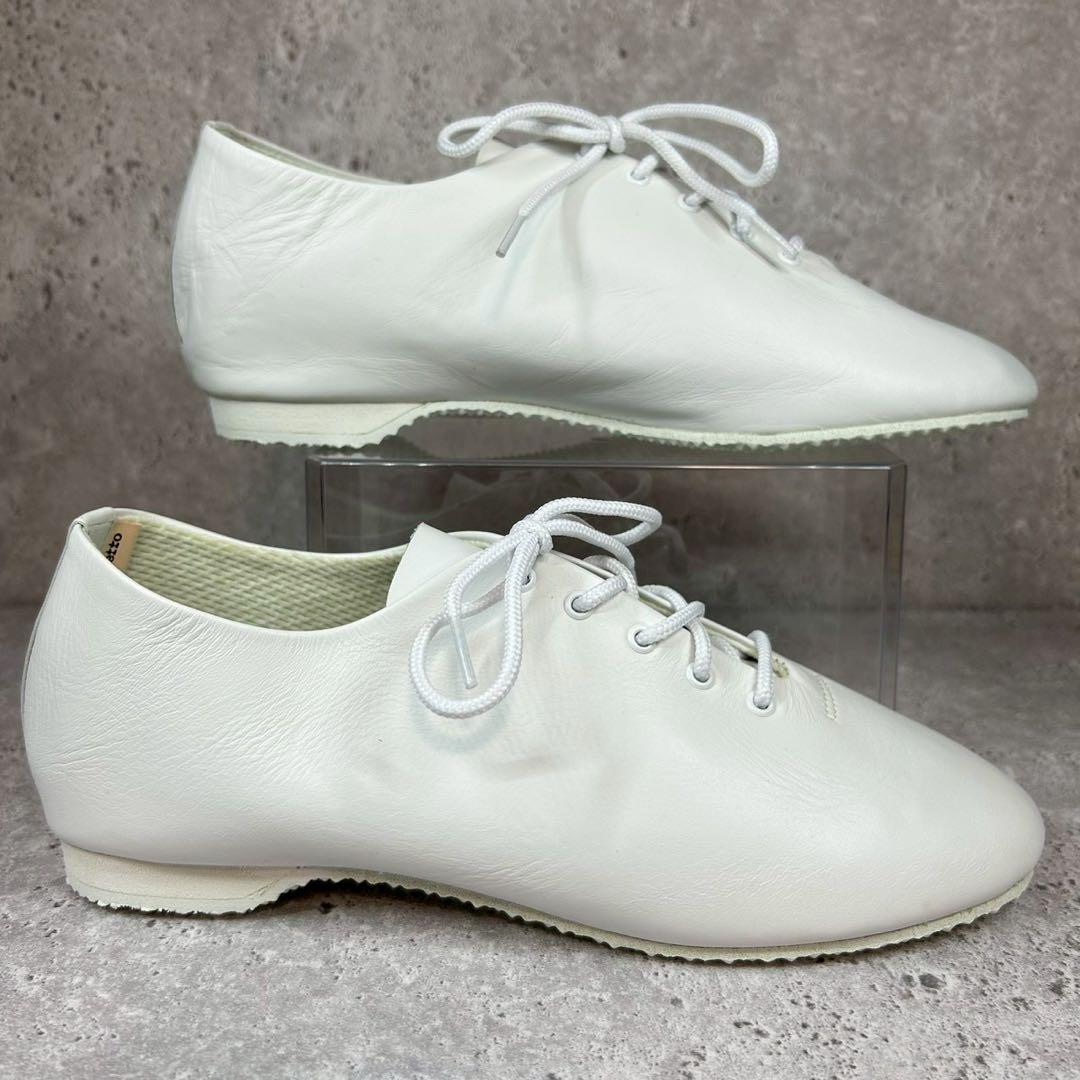 【美品】repetto Jazz レザーシューズ ホワイト 白 37