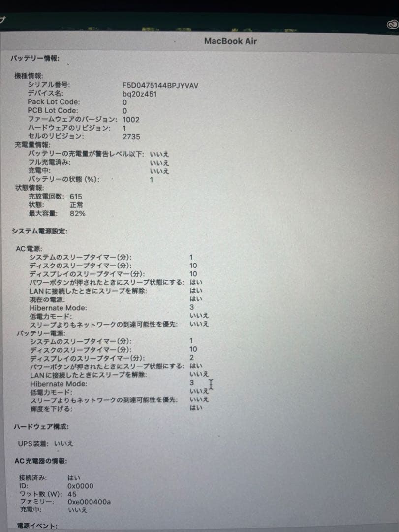 Apple MacBook Air M1 2020 ゴールド