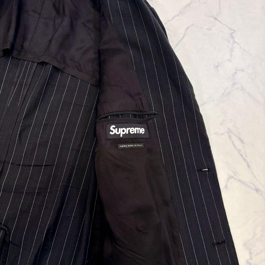 美品 Supreme 2023年完売品 スーツ セットアップ XL イタリア生地