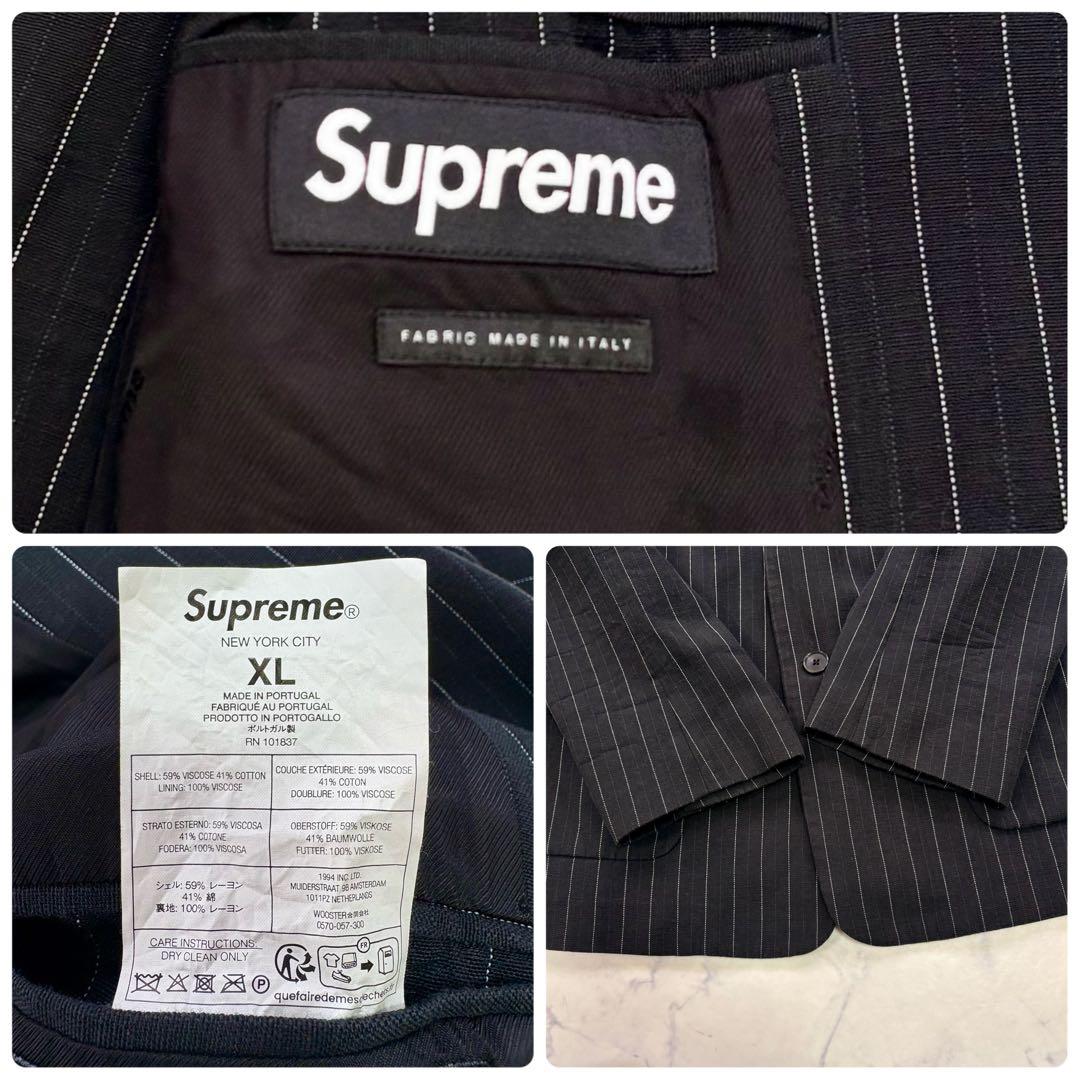 美品 Supreme 2023年完売品 スーツ セットアップ XL イタリア生地