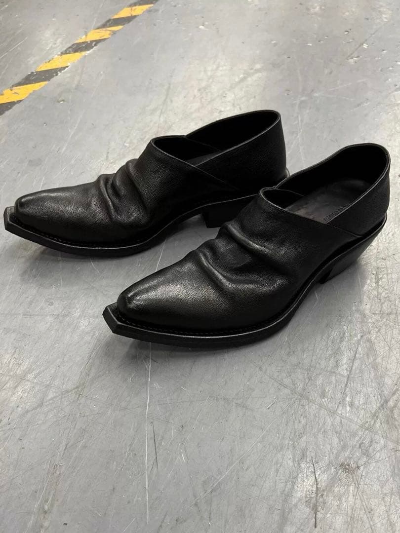 靴 Opium Phantom Leather Heel Boots vintage