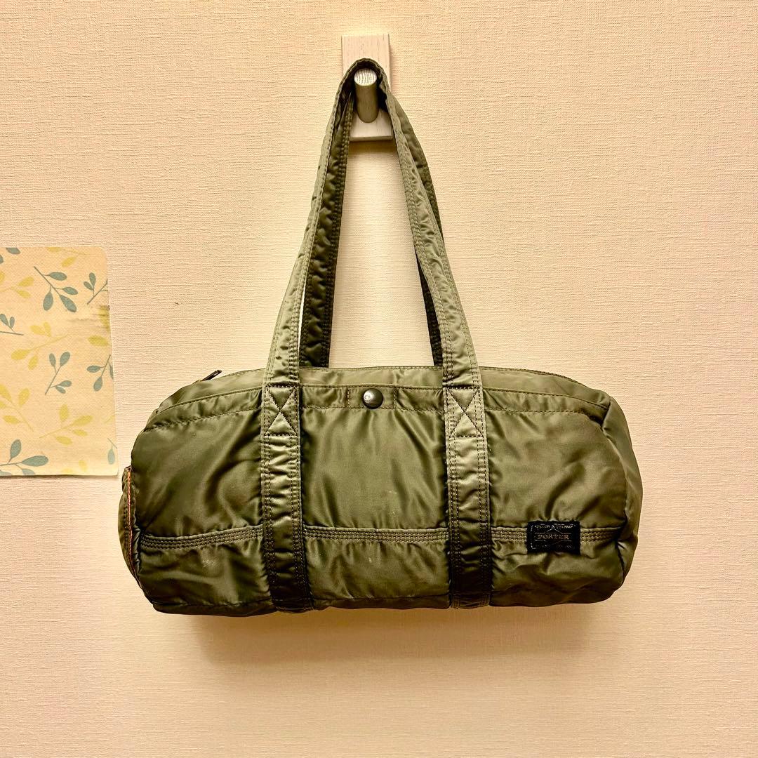 希少　POTER TANKER ミニボストンバッグ　オリーブ