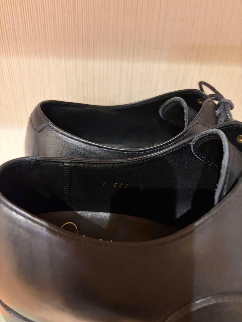 専用　値下げ　トレーディングポスト　ブラックレザードレスシューズ サイズ9