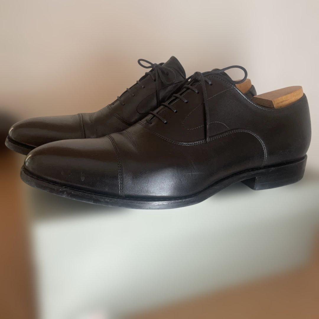 専用　値下げ　トレーディングポスト　ブラックレザードレスシューズ サイズ9