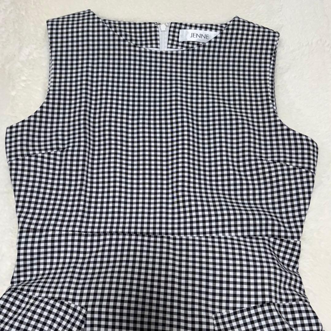 【極美品】 JENNE ノースリーブロングワンピース マキシ L