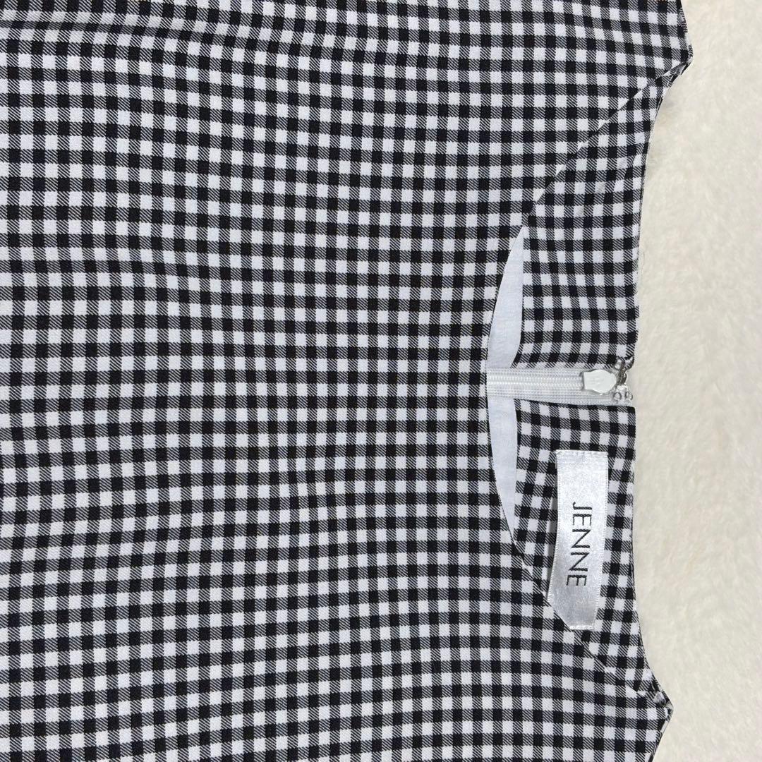 【極美品】 JENNE ノースリーブロングワンピース マキシ L