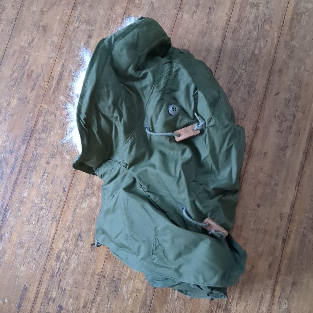 米軍実物　デッドストック　80s M65 フィッシュテールパーカー　フード　③