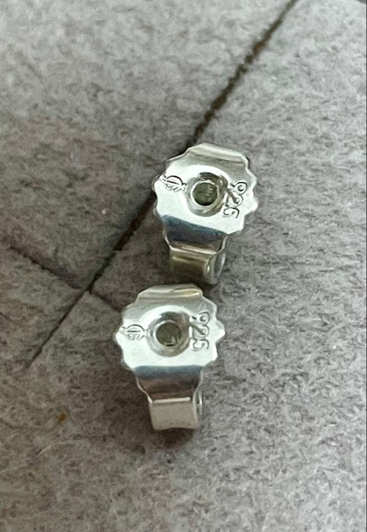   琥珀ピアス ジョージジェンセン シルバー925 希少