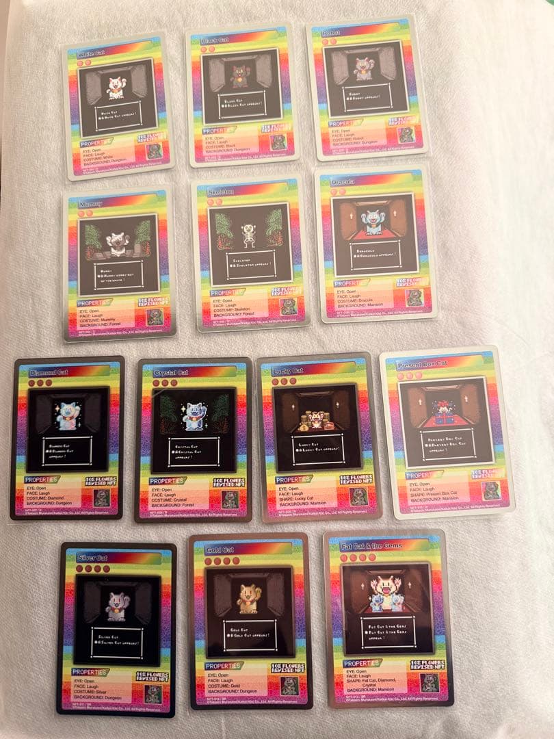 【13種セット】村上隆 108フラワーズリバイズド NFT購入者限定プロモカード