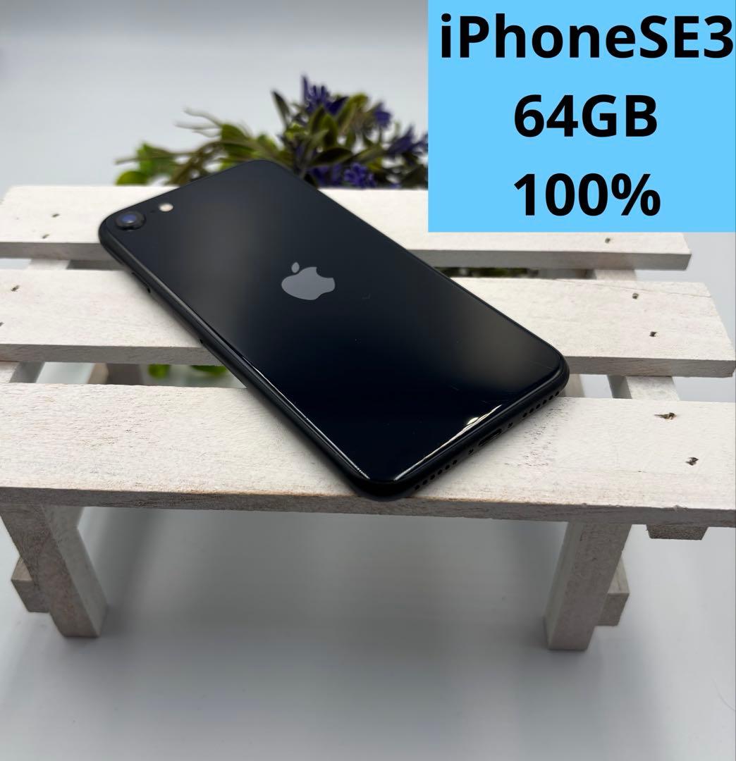 iPhone SE第3世代 64GB ミッドナイト 343