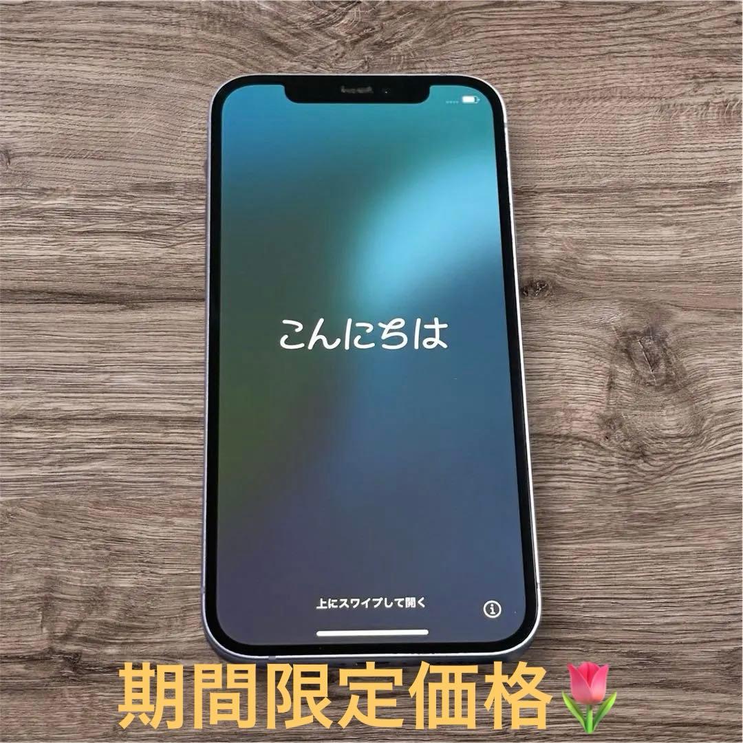 限定価格✨️【iPhone12 64GB 】Apple パープル 本体 美品
