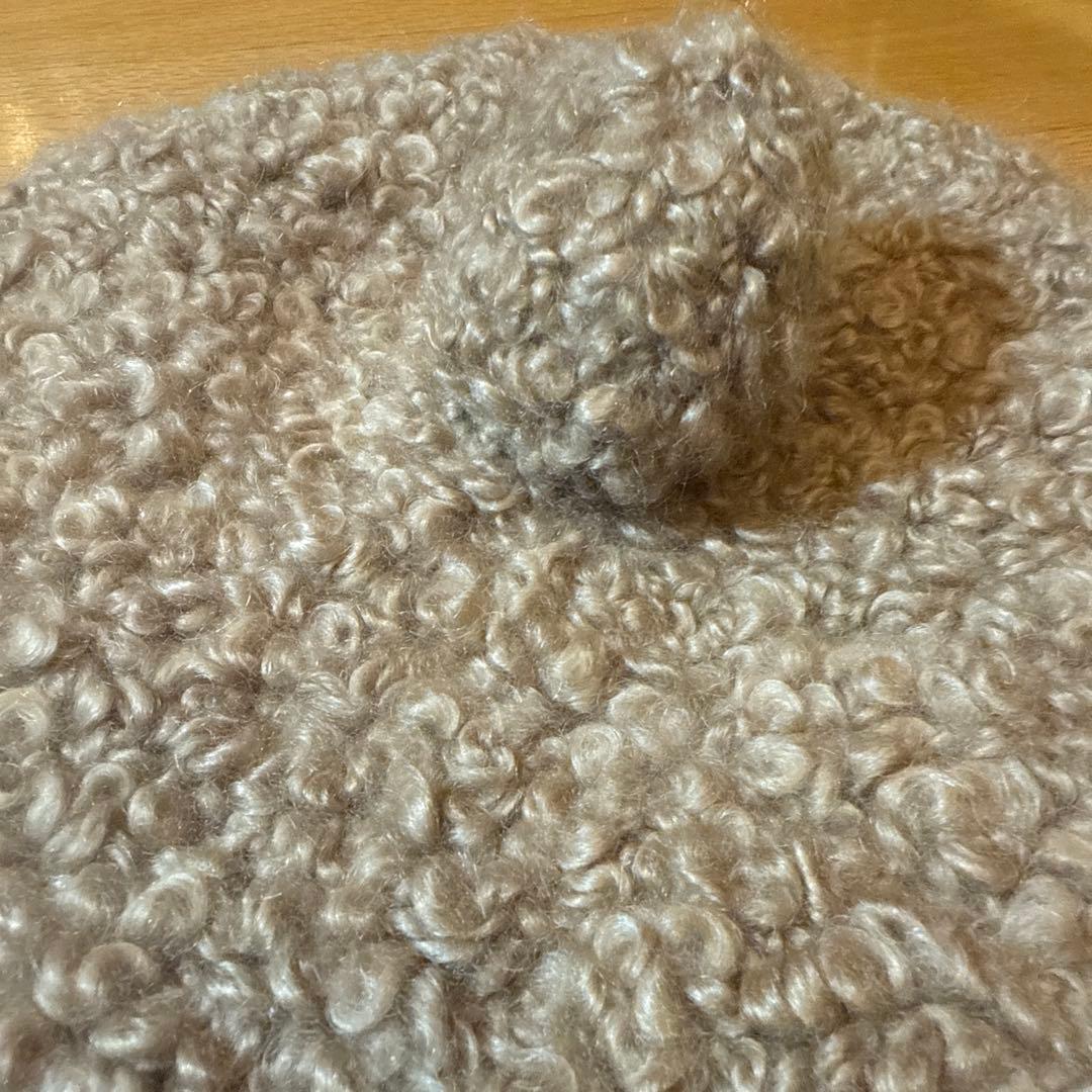 レア新品ミナ・ペルホネン✖️hitomi shinoyamaポンポン付きベレー帽