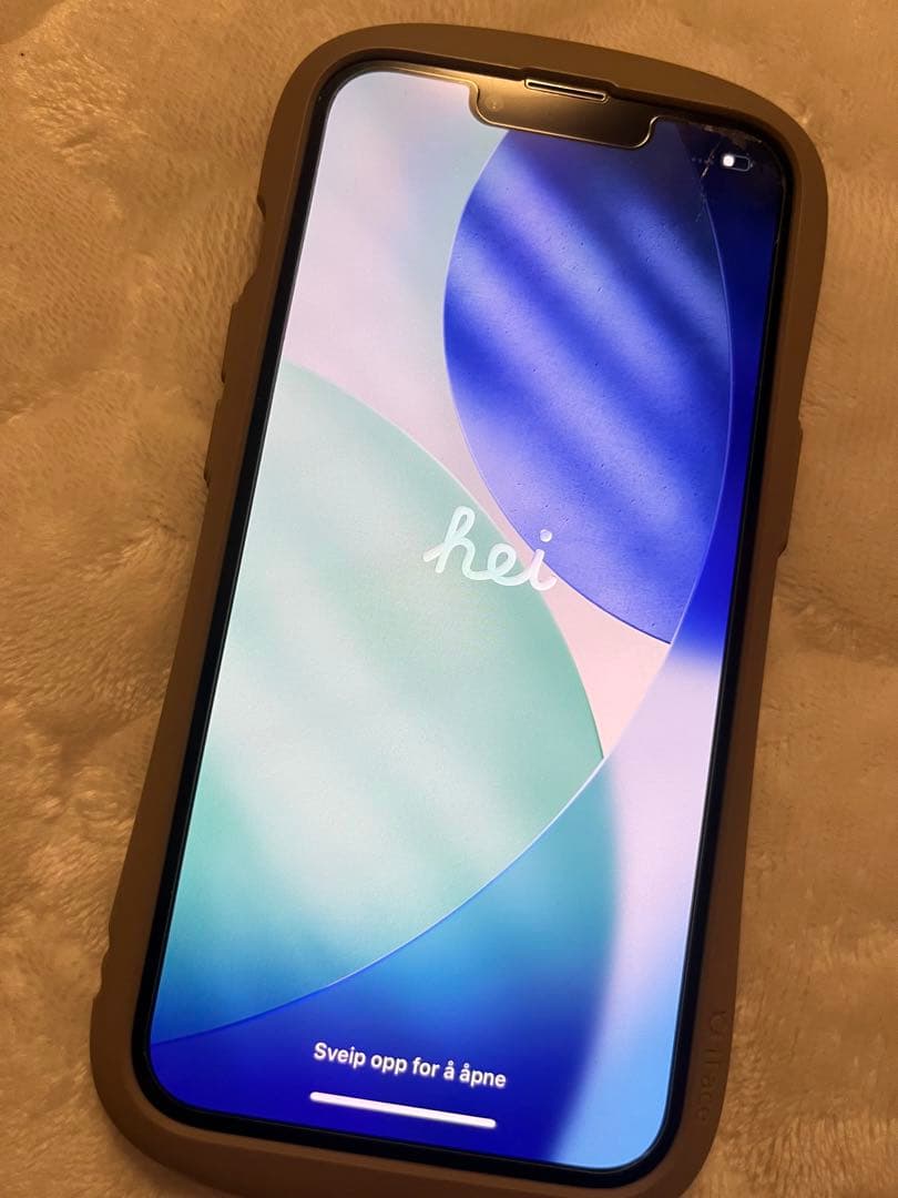 iphone13本体 iFcaeカバー 箱付き