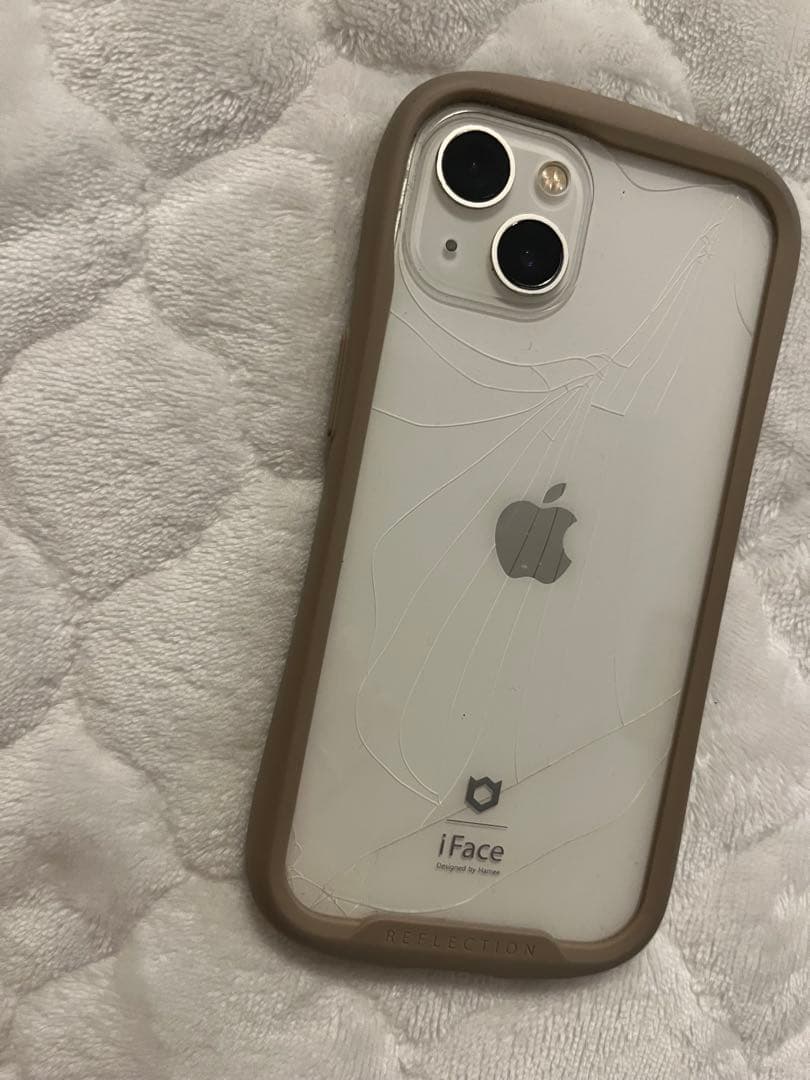 iphone13本体 iFcaeカバー 箱付き
