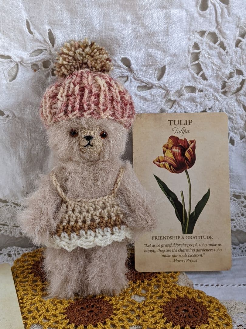 【t】小さいテディベア　14cm