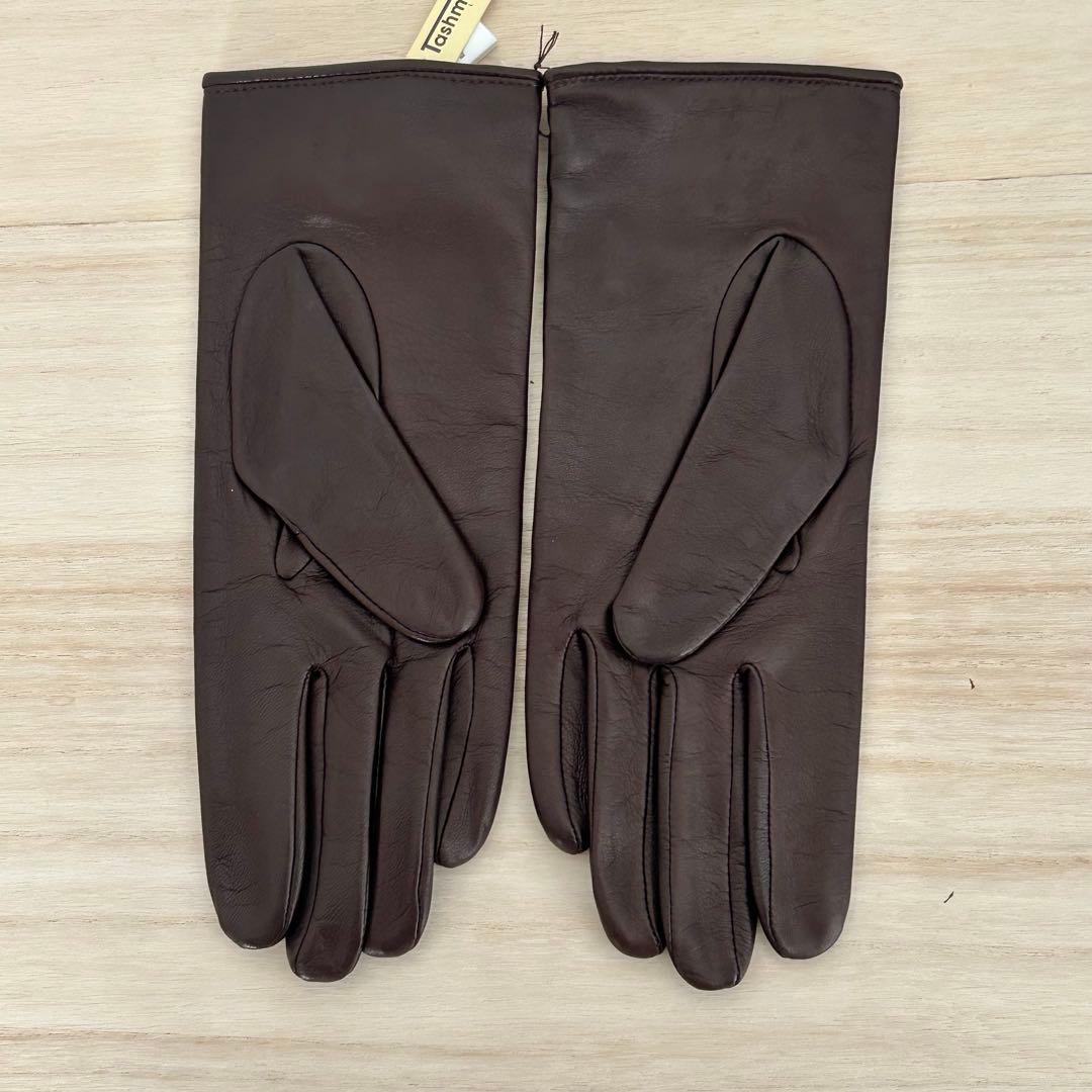 Sermoneta☆彡セルモネータ　手袋　ダークブラウン　サイズ7