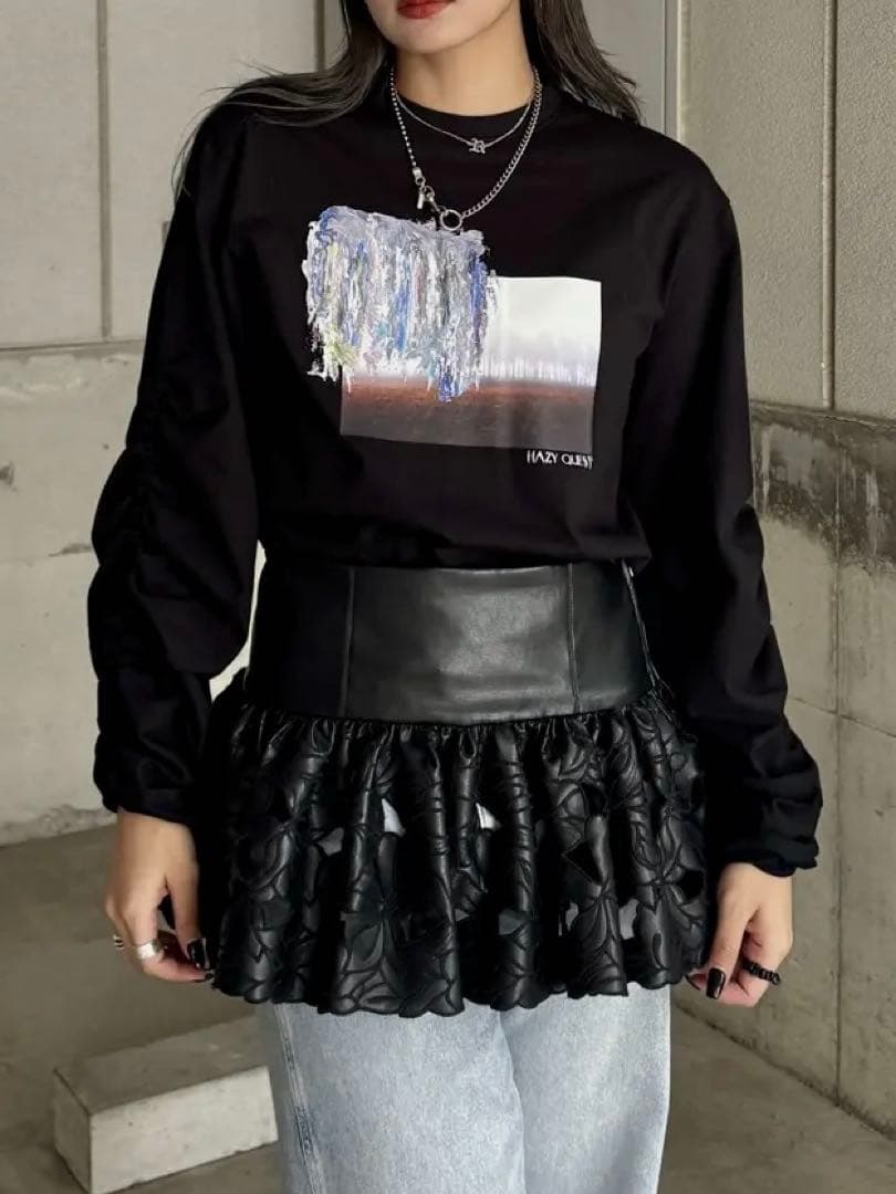 AMERI⭐︎UND OIL PAINTING GATHER TOP