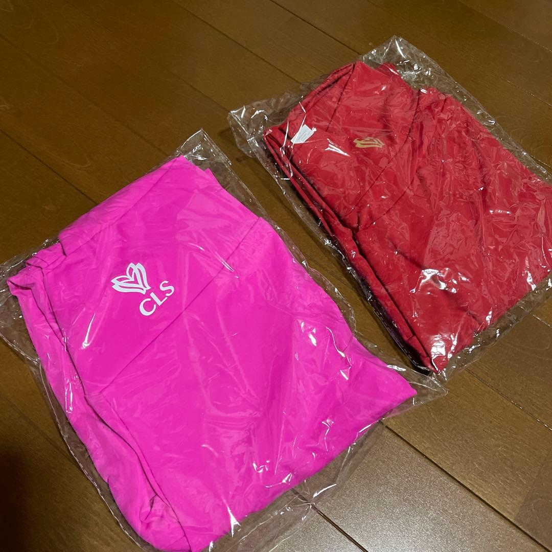 CLSレギンス　 ハイウエスト　未使用　赤　ピンク