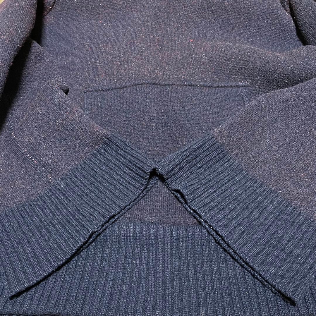 20471120/ハーフジップニット/M/日本製/ヒョーマ/90s 裏原/袖ロゴ