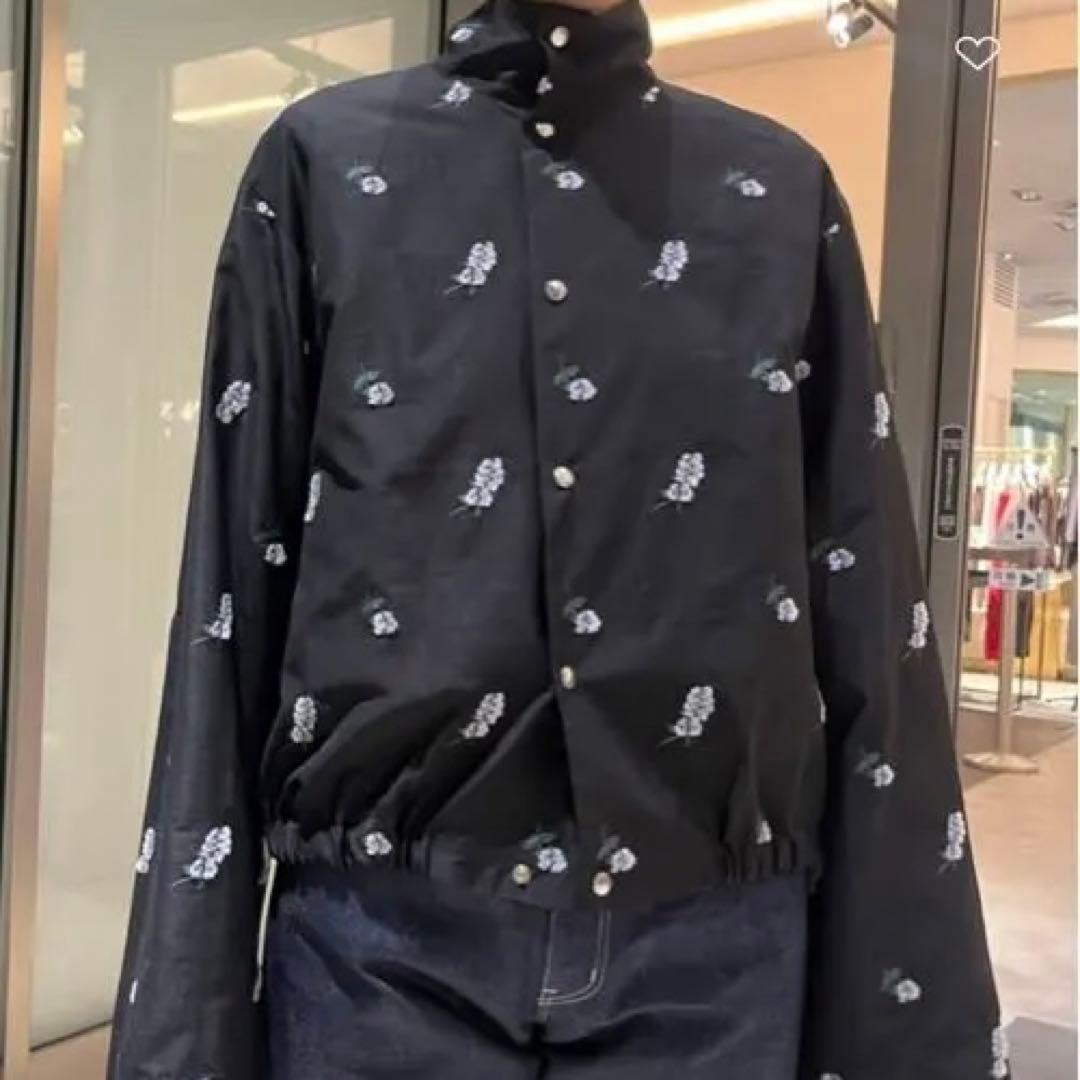 ＜LOEFF＞キャットニップ ジャガード ブルゾン