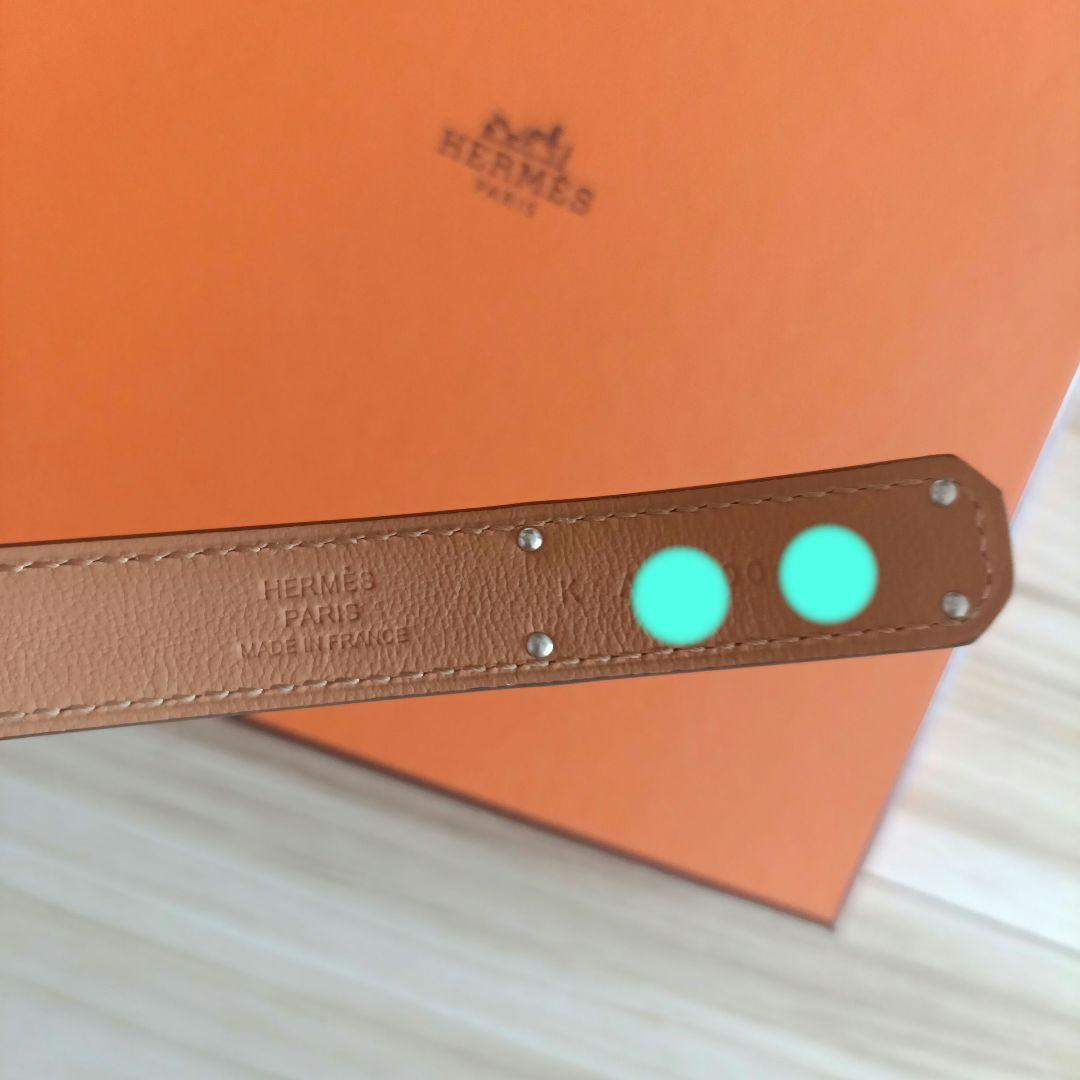 【新品】エルメス ケリー ベルト ブラック シルバー金具