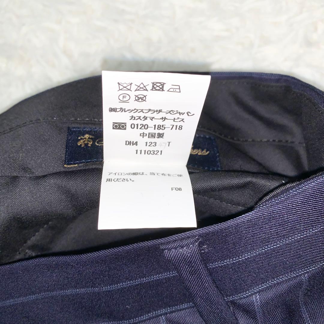 新品 ブルックスブラザーズ カノニコ社生地 スーツ ストライプ ネイビー M相当