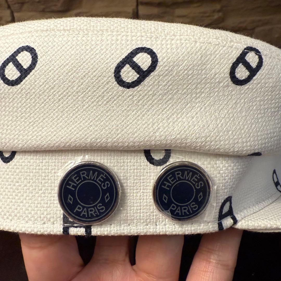未使用　HERMES キャスケット ヴォーバン　セリエボタン シェーヌダンクル