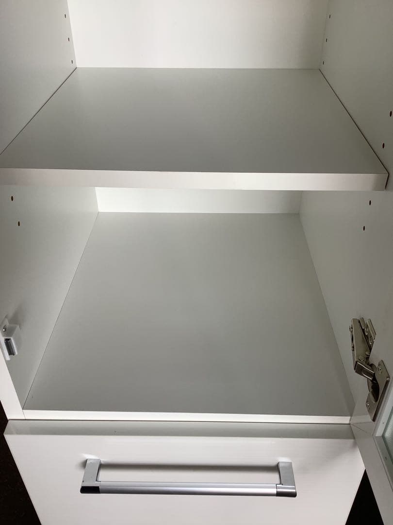 あさり スキマ収納 スリム食器棚 幅40cm スライド棚付き（★）