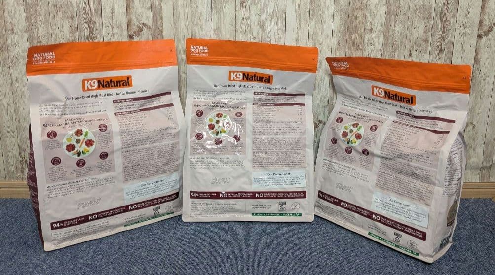 未開封 K9ナチュラル ラム&ベニソン1.8kg/ 3個まとめ