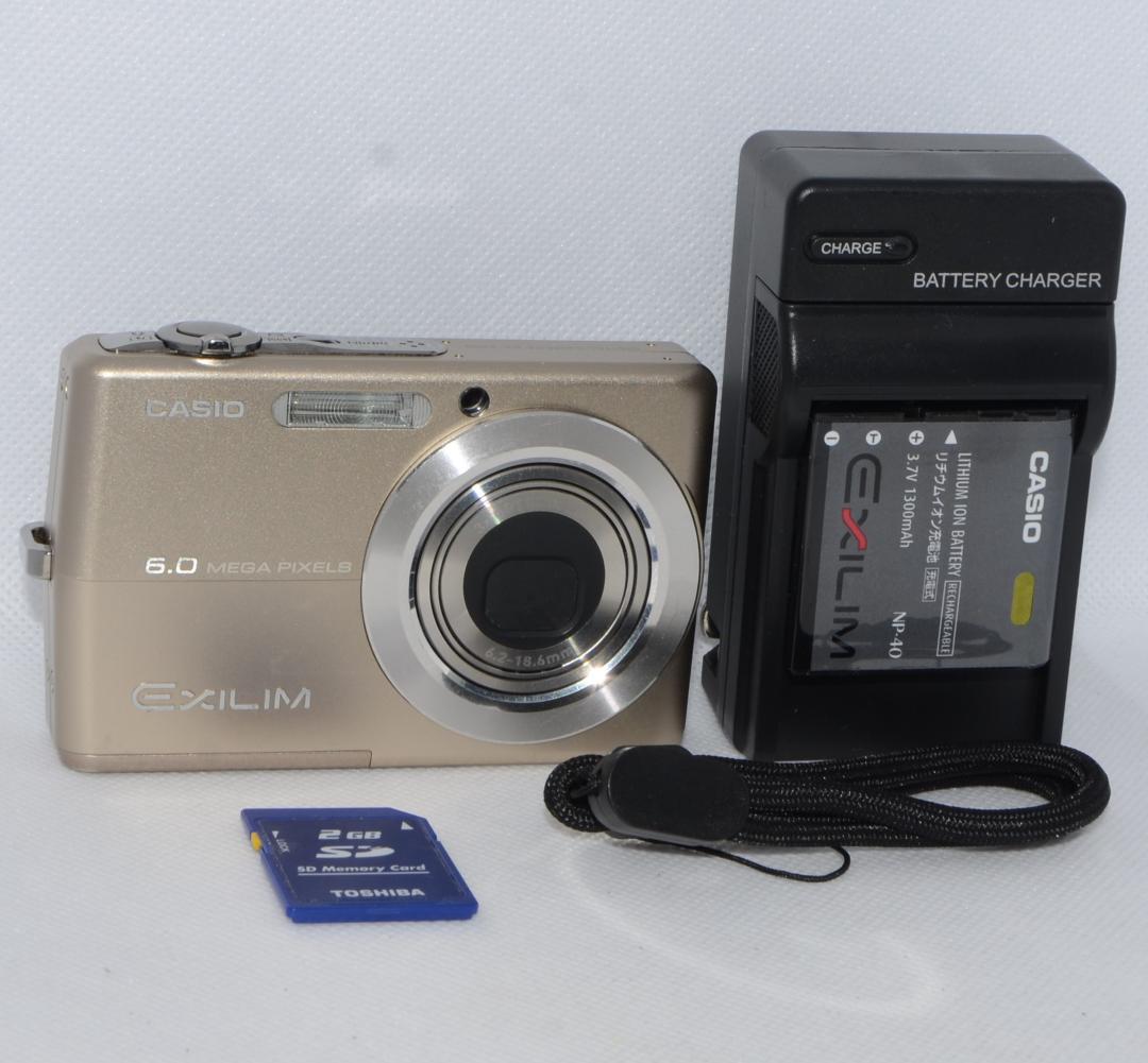 【美品】CASO EXILIM EX-Z600 ゴールド (動作確認済)