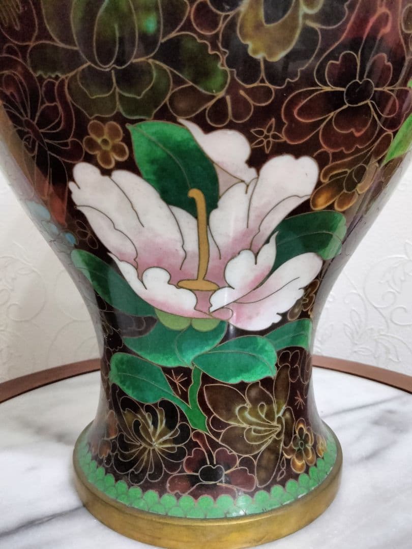 G*n様 中国七宝焼　花瓶　大きめ