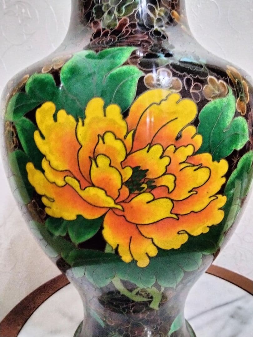 G*n様 中国七宝焼　花瓶　大きめ