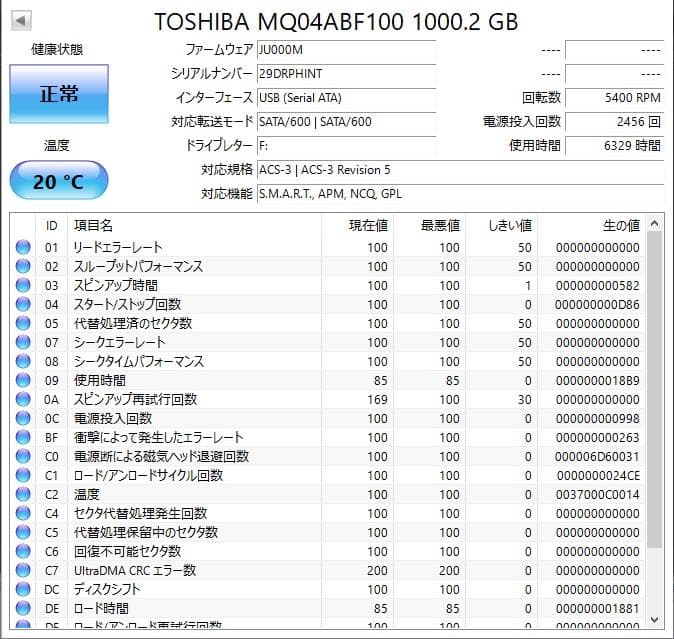 ✨4個セット✨HDD 1000GB✨大容量1TB✨2.5インチ✨02-01