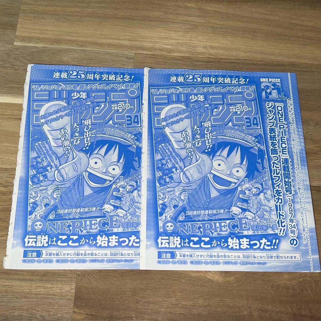 モンキー・D・ルフィ 週刊少年ジャンプ 2023年 6・7合併特大号 プロモ