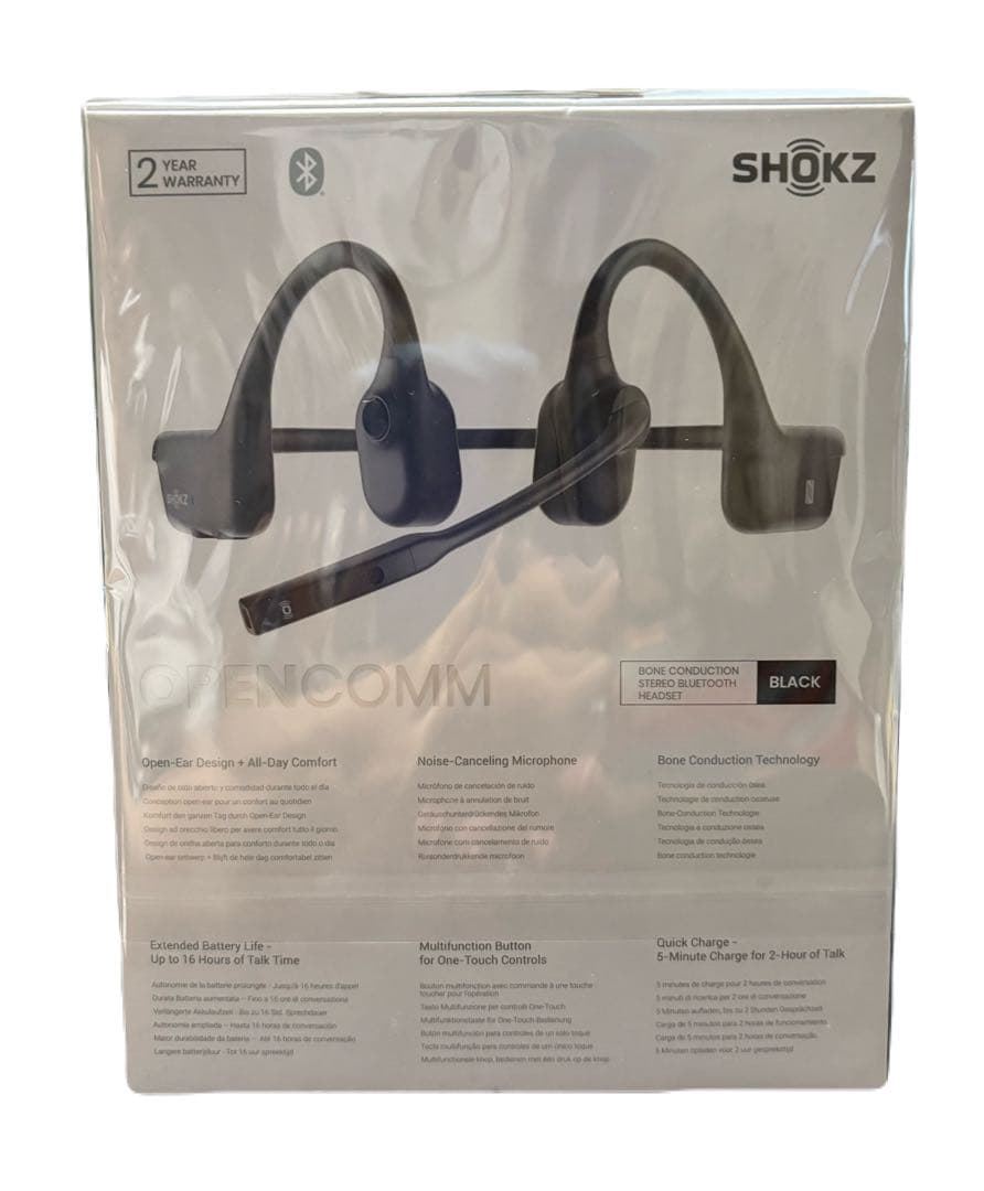 Aftershokz アフターショックス骨伝導ワイヤレスヘッドホン新品未使用