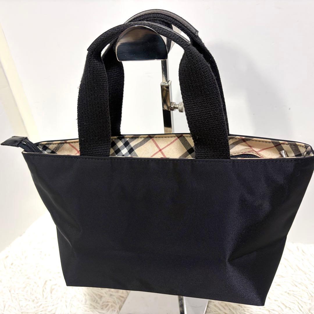✨美品✨BURBERRY バーバリー　ハンドバッグ　ミニトート　黒