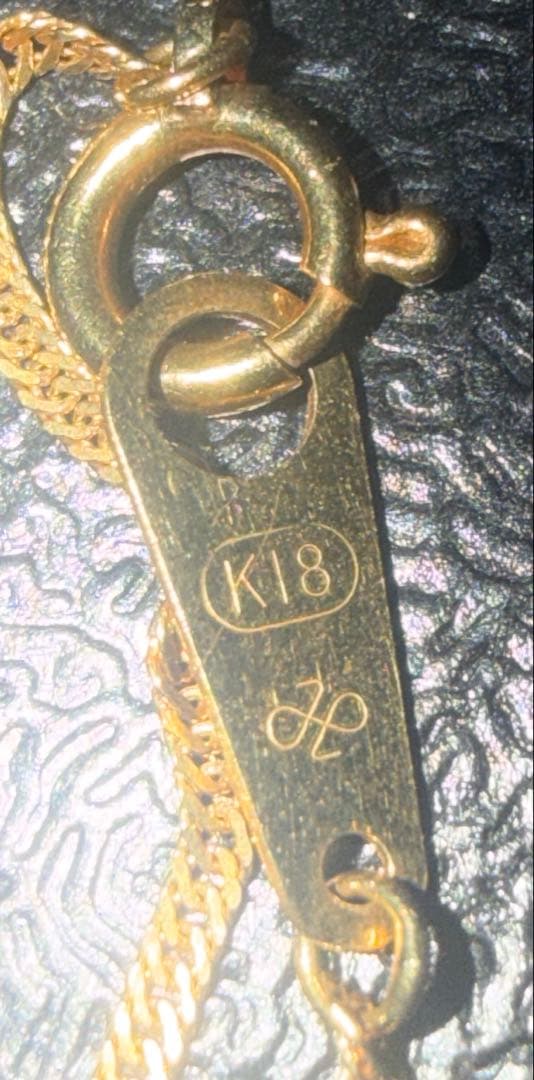 K18 ネックレス　1.3g 約40cm 金製品　ゴールド