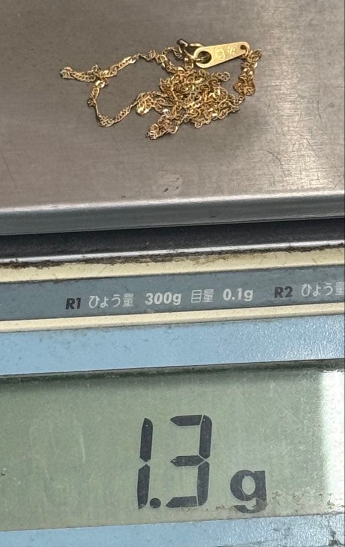 K18 ネックレス　1.3g 約40cm 金製品　ゴールド