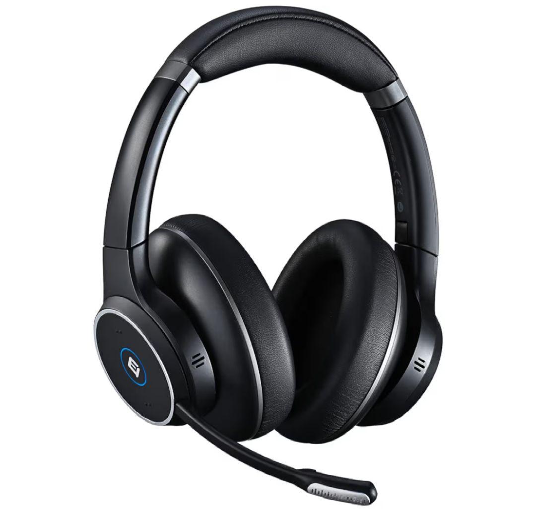 EMEET ワイヤレス ヘッドホン ヘッドセット eMeet HS 100