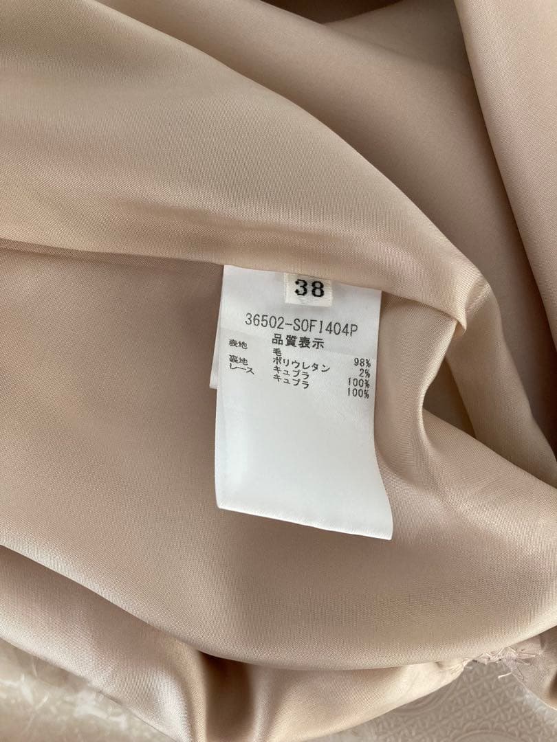 フォクシーアンティークベージュワンピース38美品