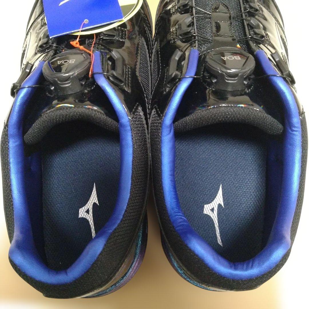 ミズノ BOAシステム 安全靴 新品 限定色ブルーブラック