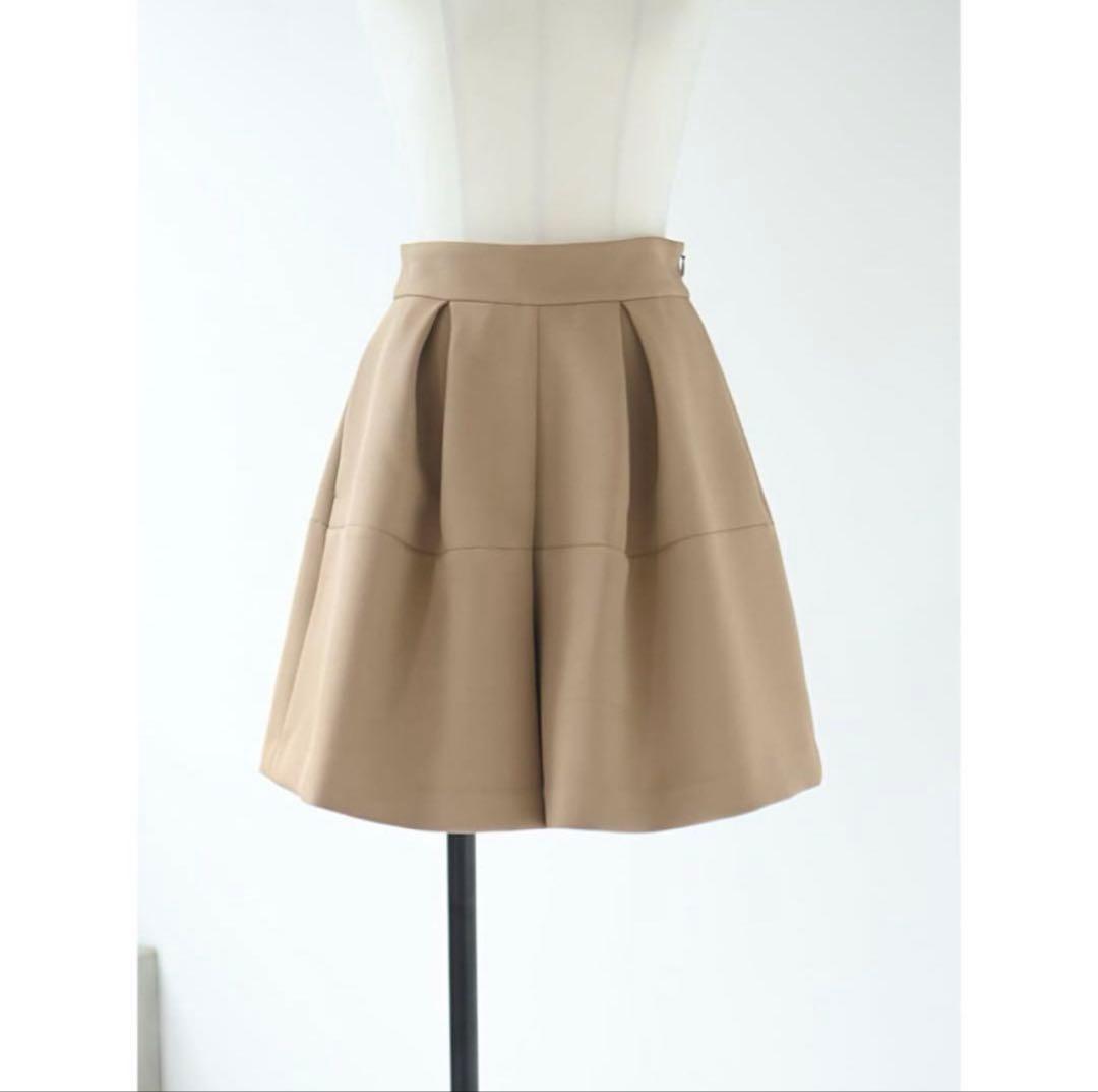 trefle+1トレフルプラスワン タックショートパンツ 01 ベージュ