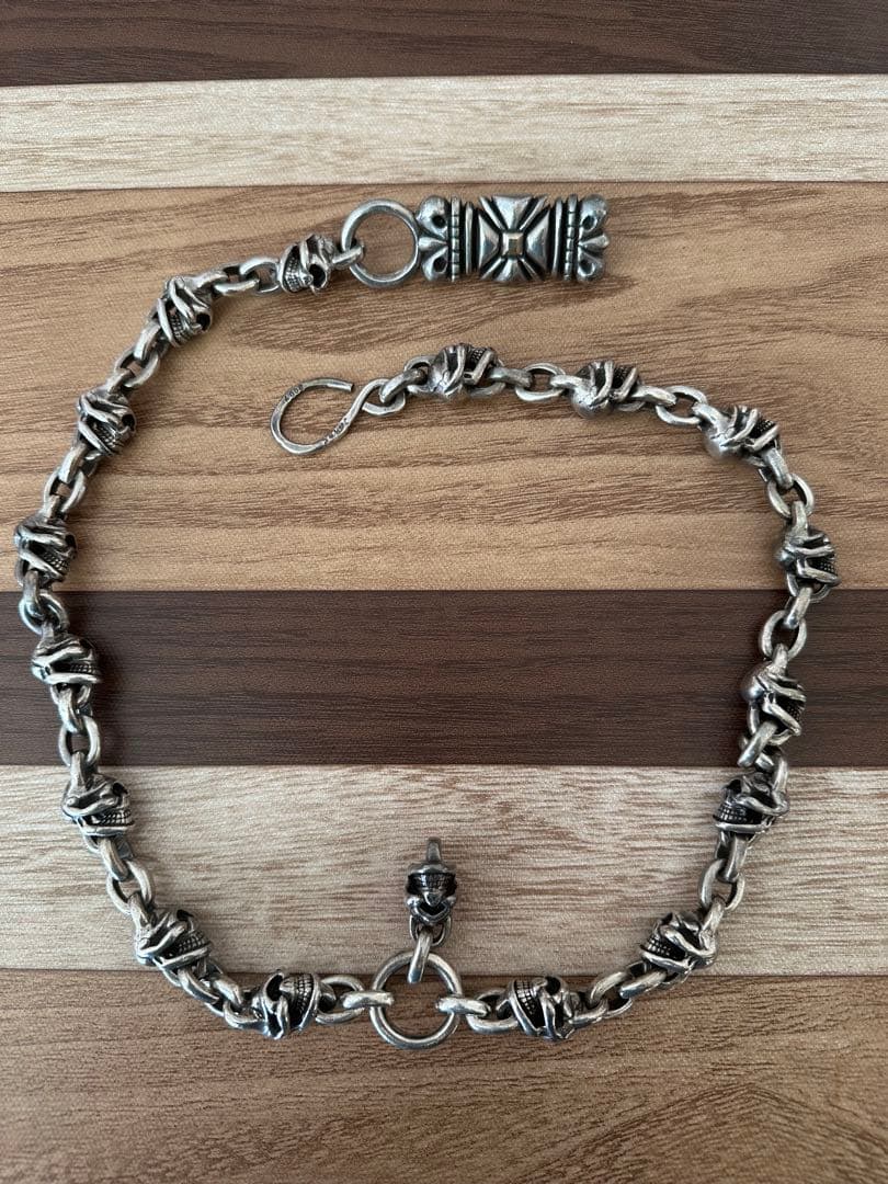 ストップライト　スカルウォレットチェーン