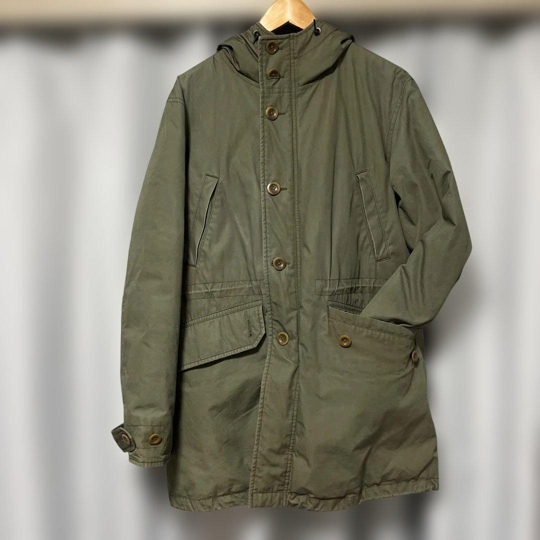 MHL. ダウン モッズコート M カーキ