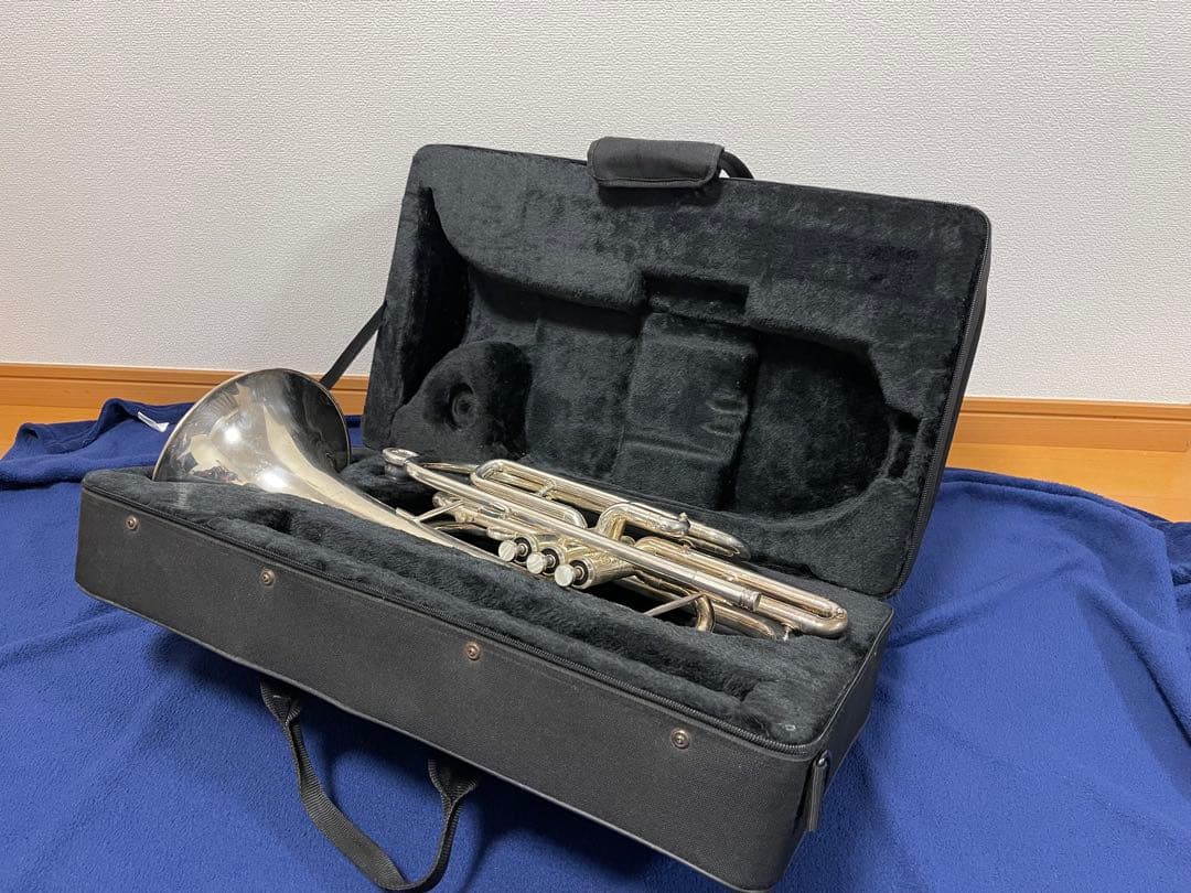 【中古】Marcato マーチング　トロンボーン マウスピース付き