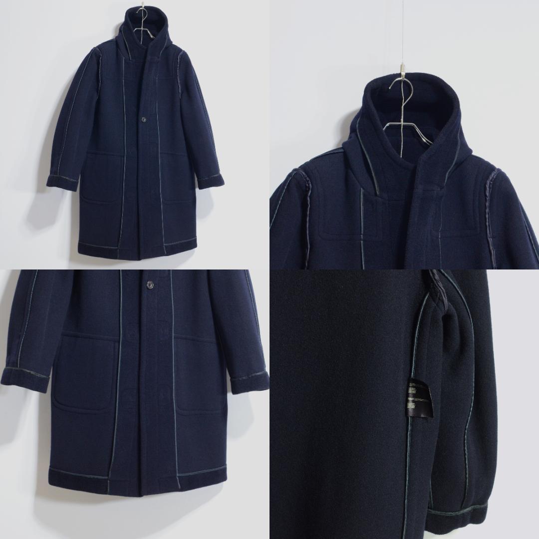 超極上品 インバーティア ムーアブルック カットパイル ダッフル ネイビー　38